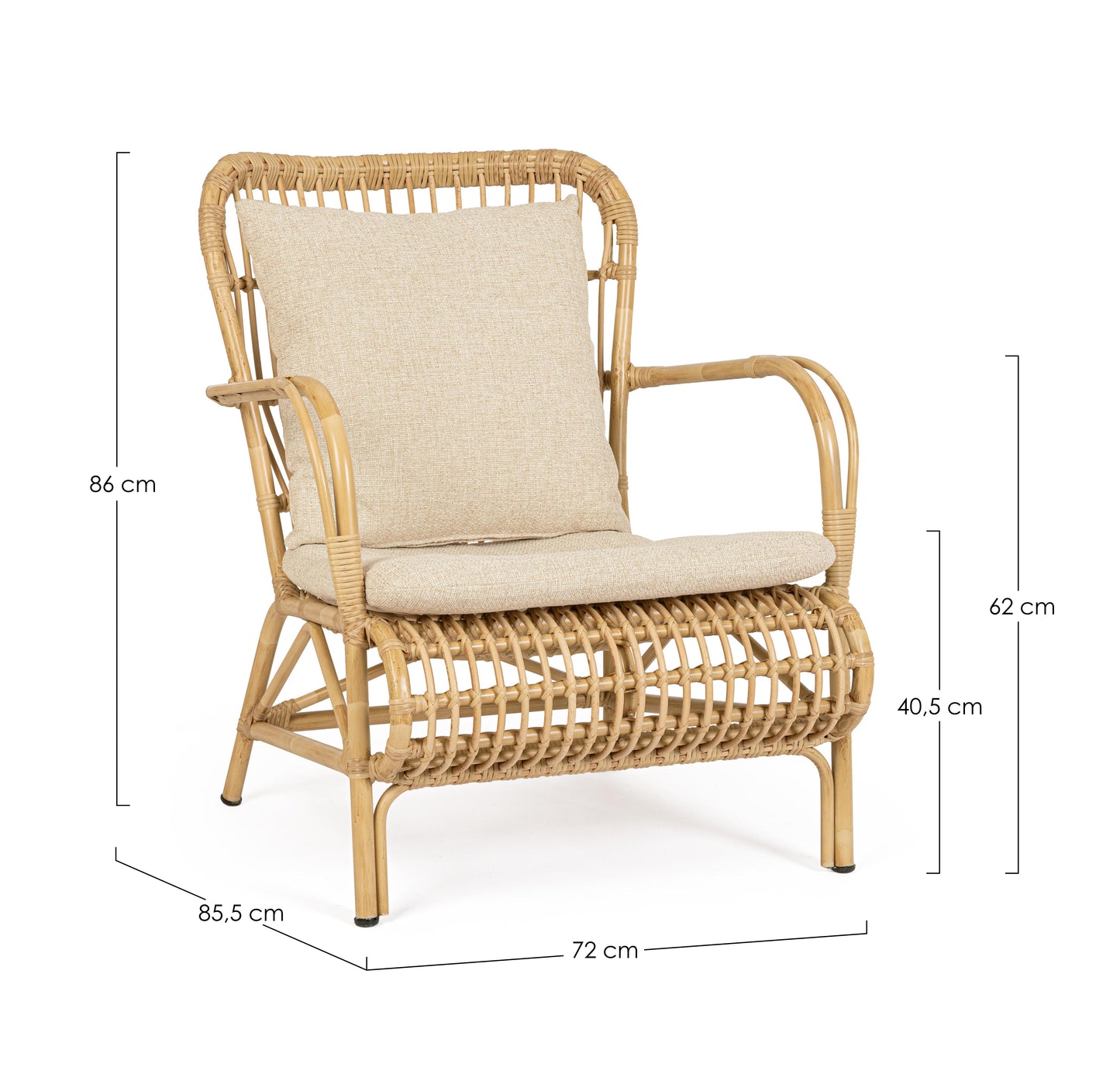 Bizzotto Florisel Loungesessel