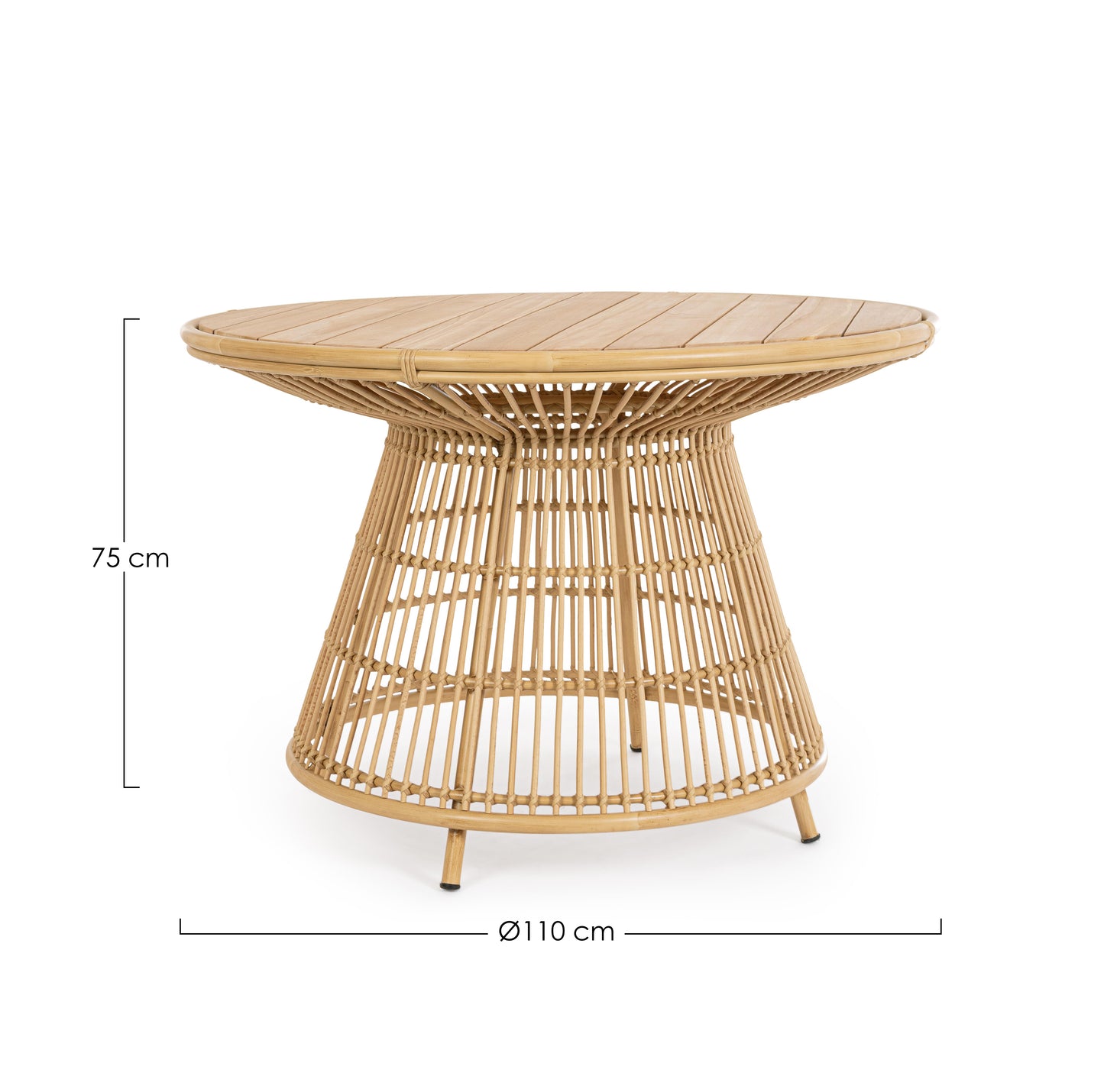 Bizzotto Adelma Garden table Ø110 cm