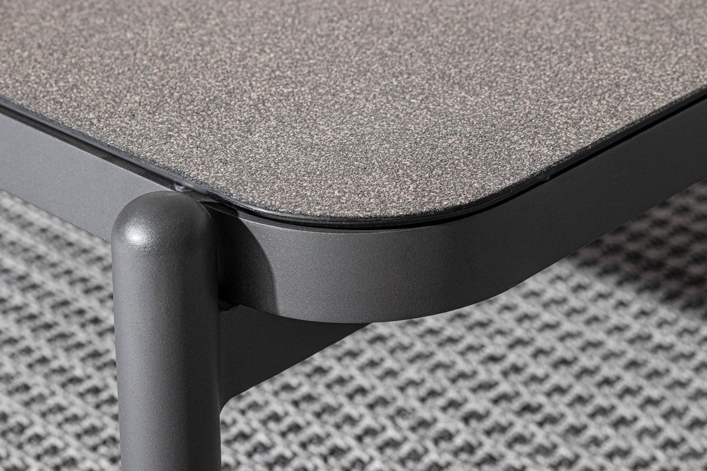 Bizzotto Florencia Anthrazit Lounge Tisch / Couchtisch