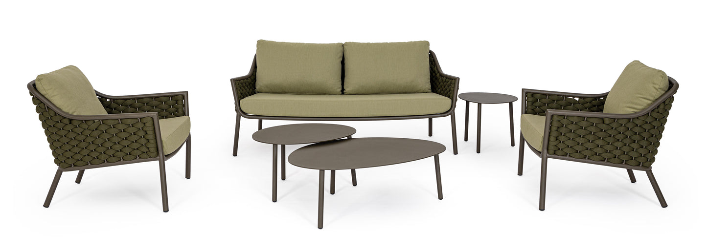 Bizzotto Everly Olive Lounge Sofa 2-seater