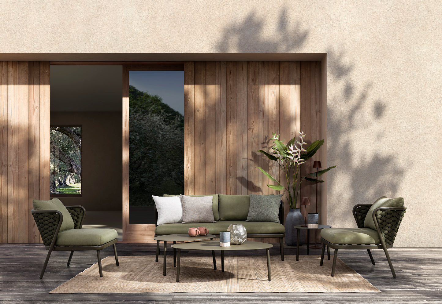 Bizzotto Sparky Olive Couchtisch 70 x 56 cm