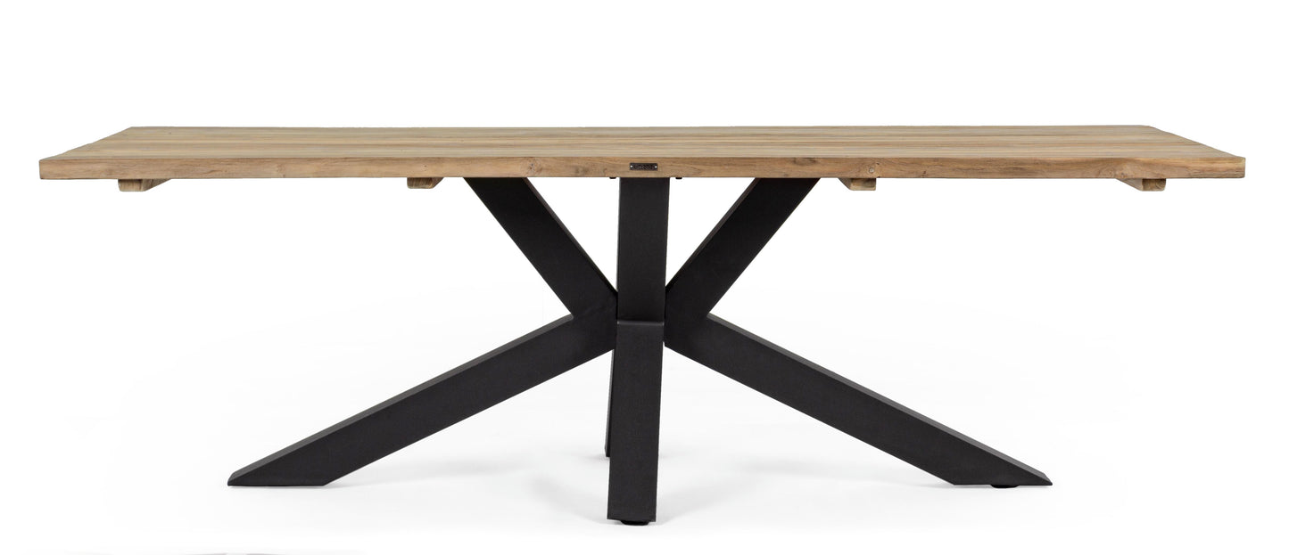 Bizzotto Ramsey Black Garden table 240 x 100 cm