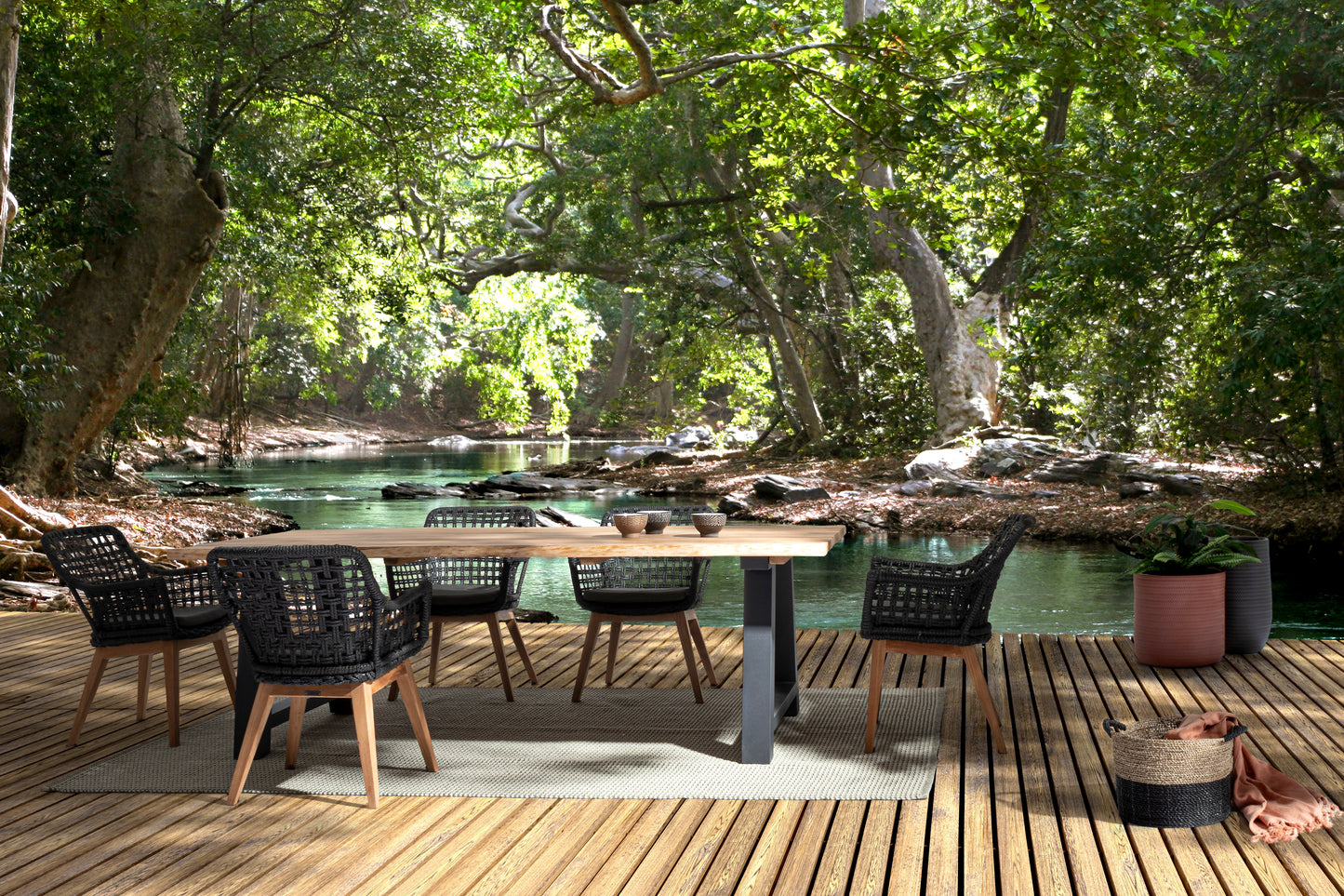 Bizzotto Rolland Garden table 240 x 100 cm
