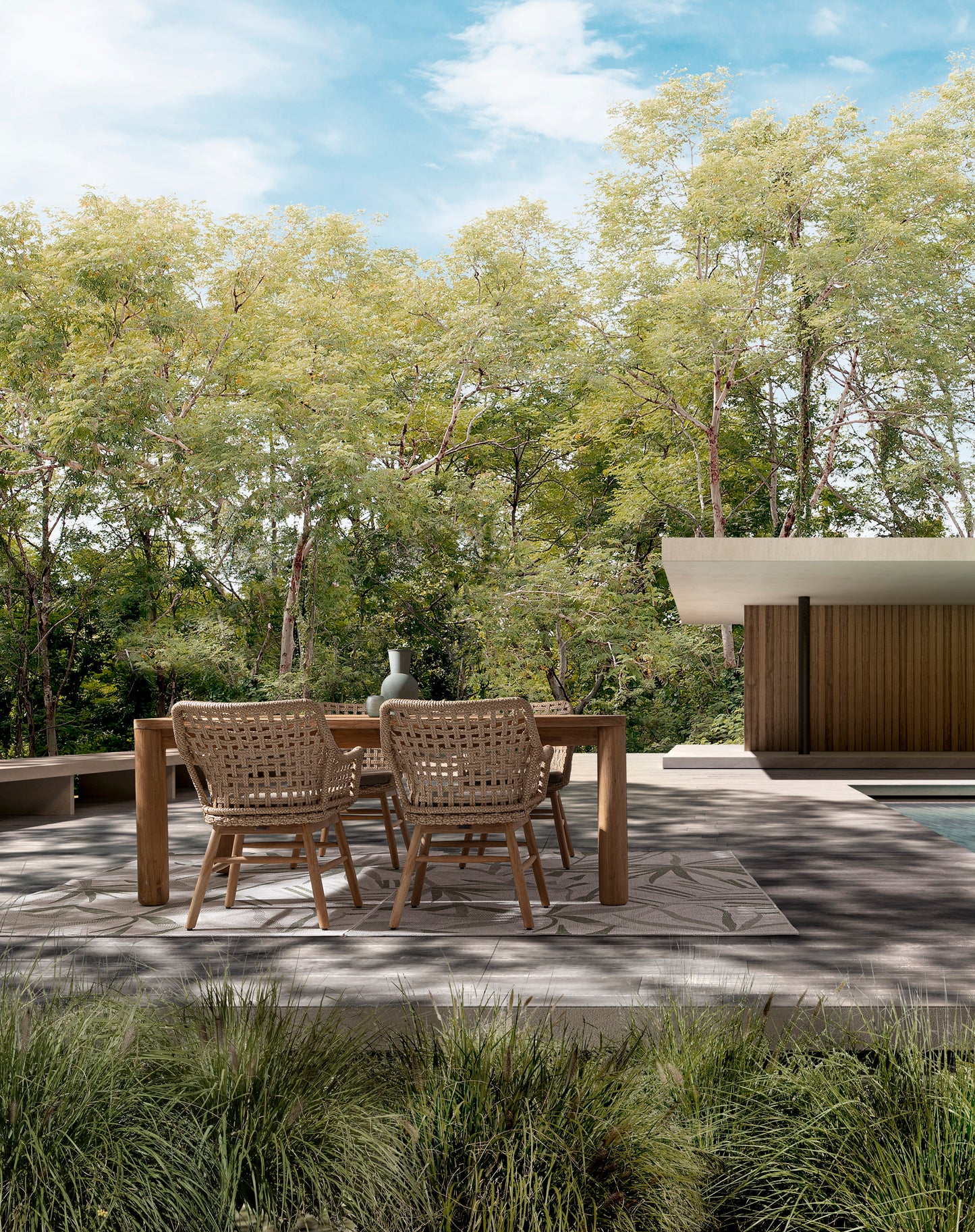 Bizzotto Maverick garden table 200 x 100 cm