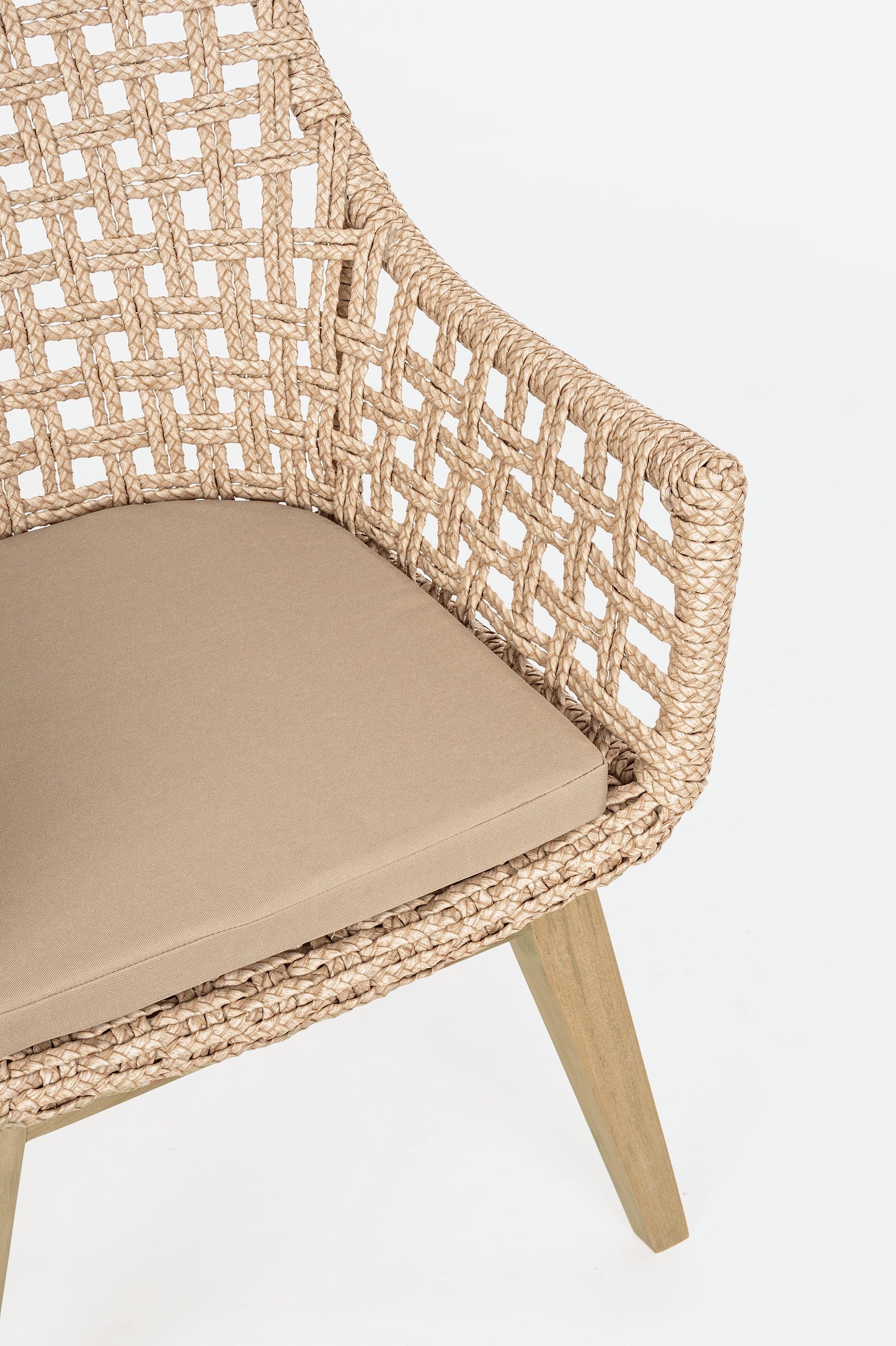 Bizzotto Madison Gartenstuhl Beige (inkl. Kissen)