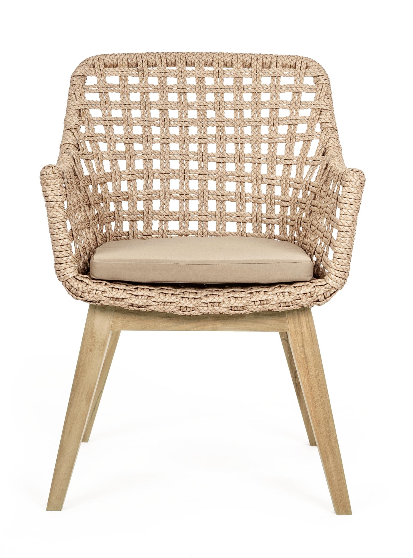 Bizzotto Madison Gartenstuhl Beige (inkl. Kissen)