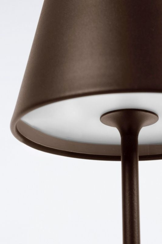 Bizzotto Etna Tafellamp Led Bruin 38 cm (oplaadbaar)