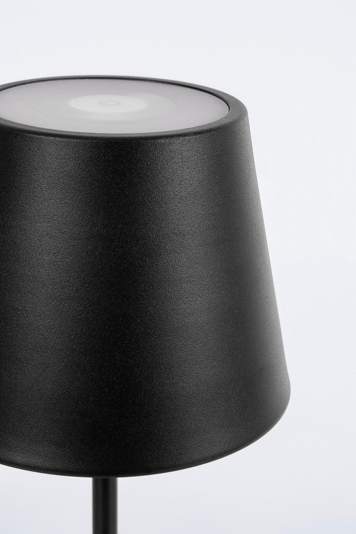 Bizzotto Etna Tischlampe Led Schwarz 38 cm (wiederaufladbar)
