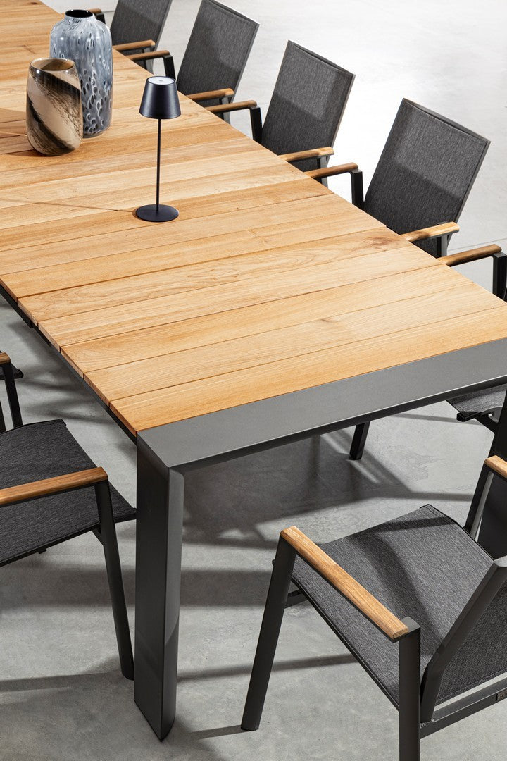 Bizzotto Cameron Extendable Garden Table 253-319-384 x 110 cm