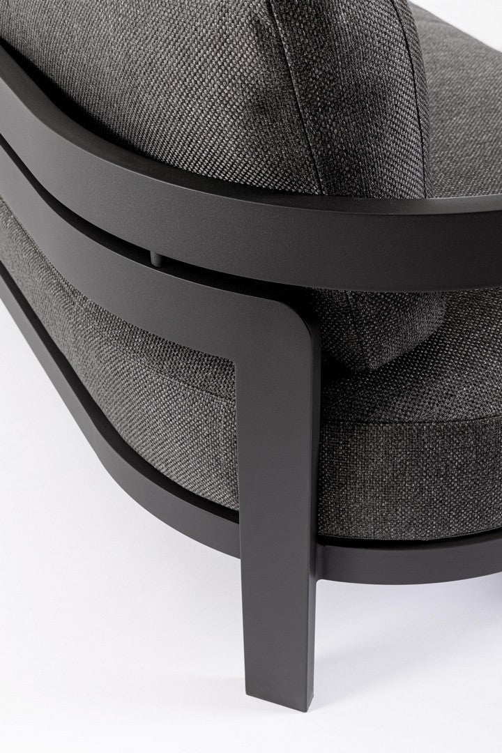 Bizzotto Loungeset Presley 'Anthrazit' 4-teilig