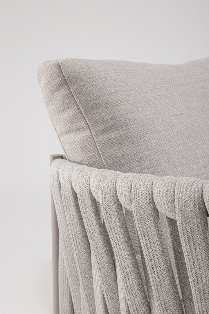 Bizzotto Jacinta Natural Lounge Sofa 3-seater
