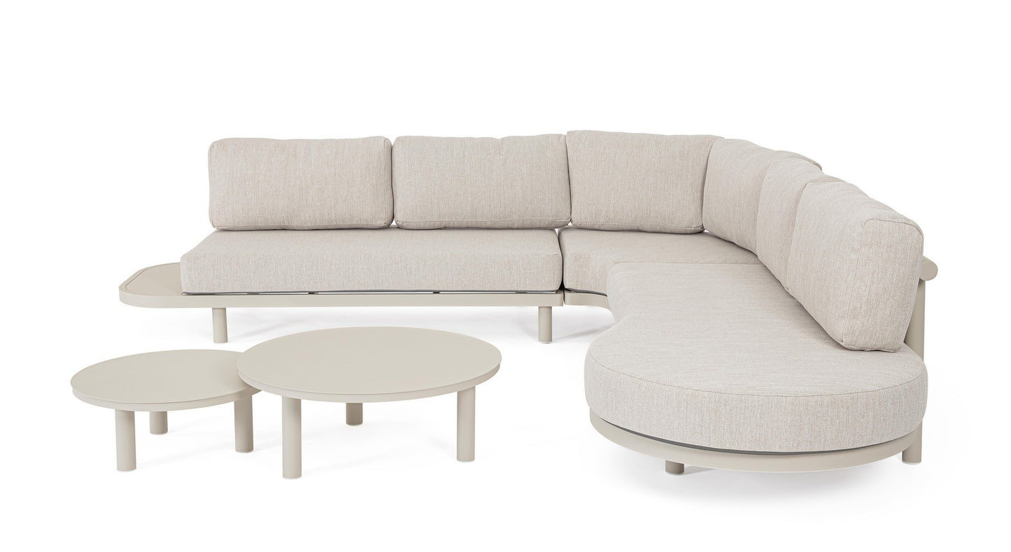 Bizzotto Lounge set Hercules 'Sand' (corner sofa)