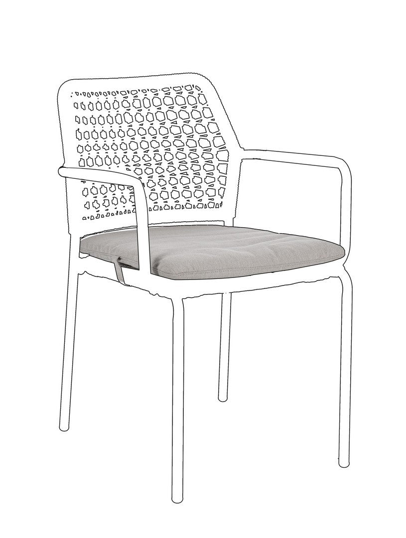 Bizzotto Rajada garden chair Natural (incl. cushion)