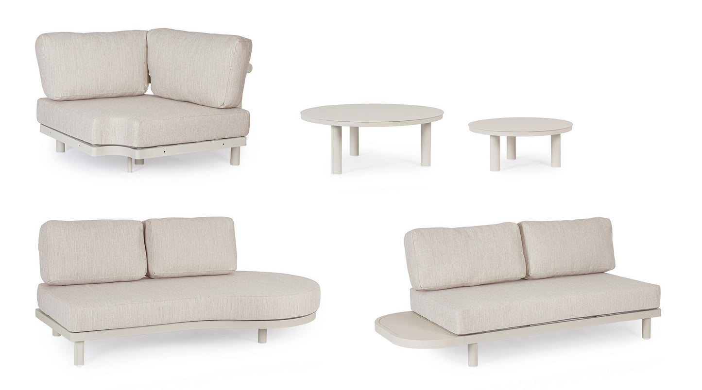 Bizzotto Lounge set Hercules 'Sand' (corner sofa)