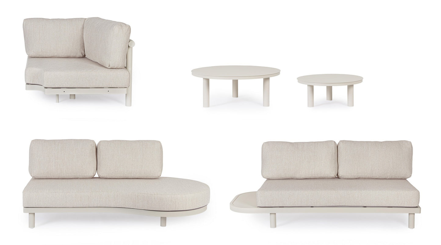 Bizzotto Lounge set Hercules 'Sand' (corner sofa)
