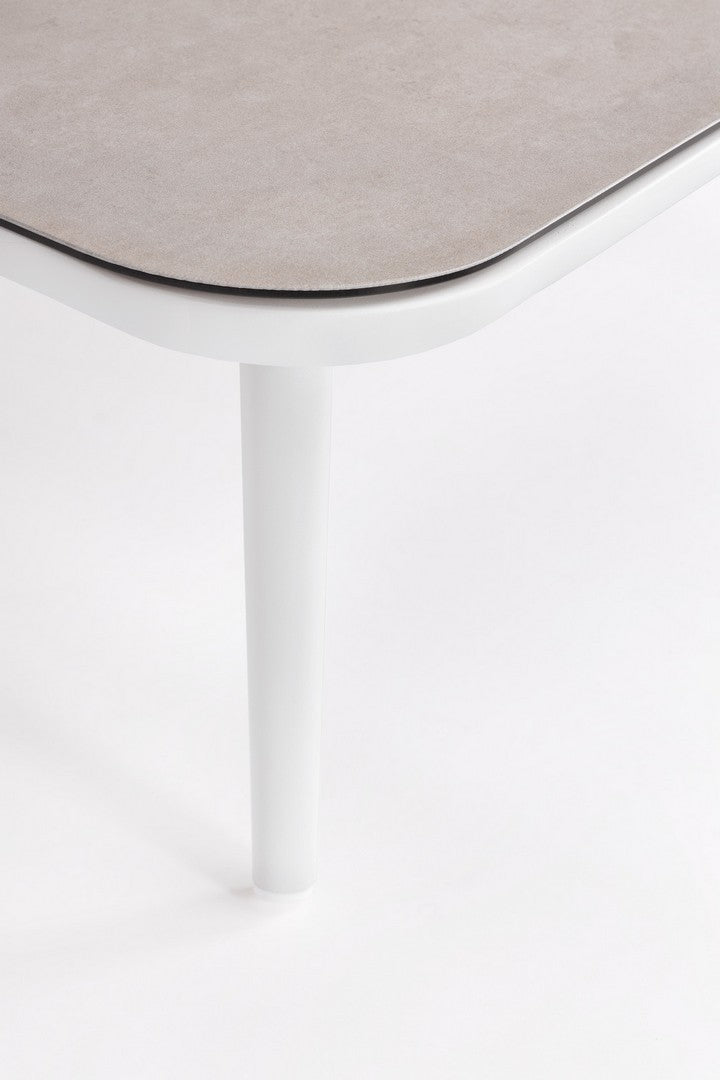 Bizzotto Loungeset Ibisco 'Weiß/Natur' 4-teilig