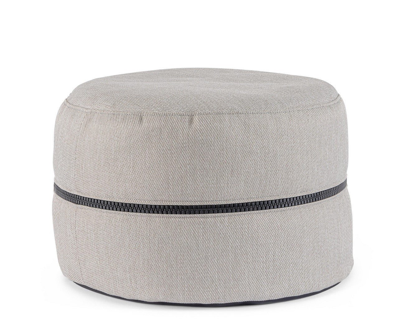 Bizzotto Gulizar Pouf 'Graphit' Ø 50 cm