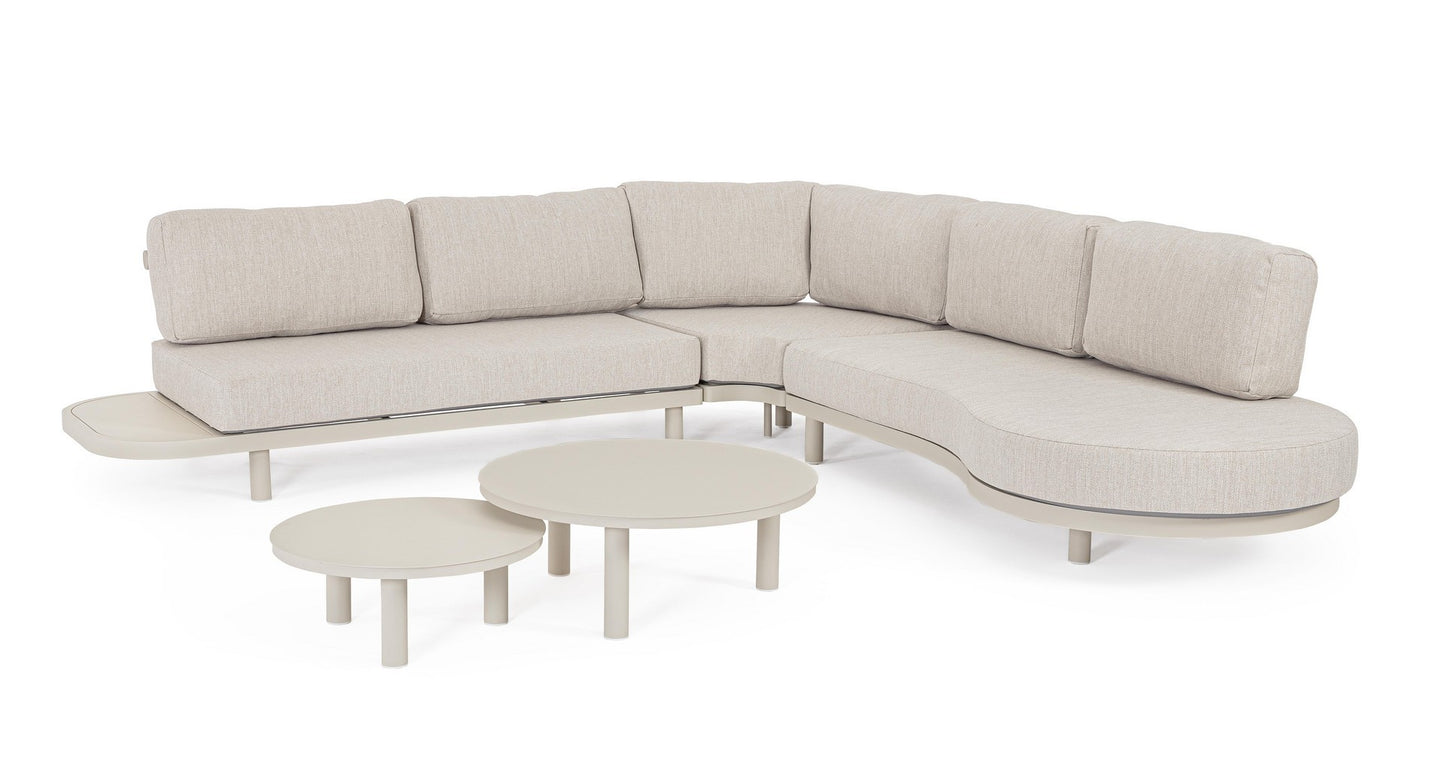 Bizzotto Lounge set Hercules 'Sand' (corner sofa)