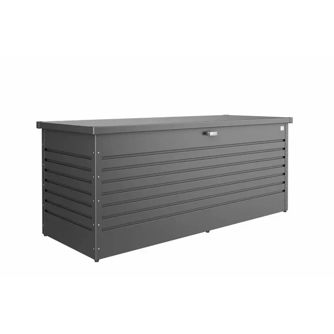 Biohort HobbyBox Kussenbox Donkergrijs metallic 200 cm