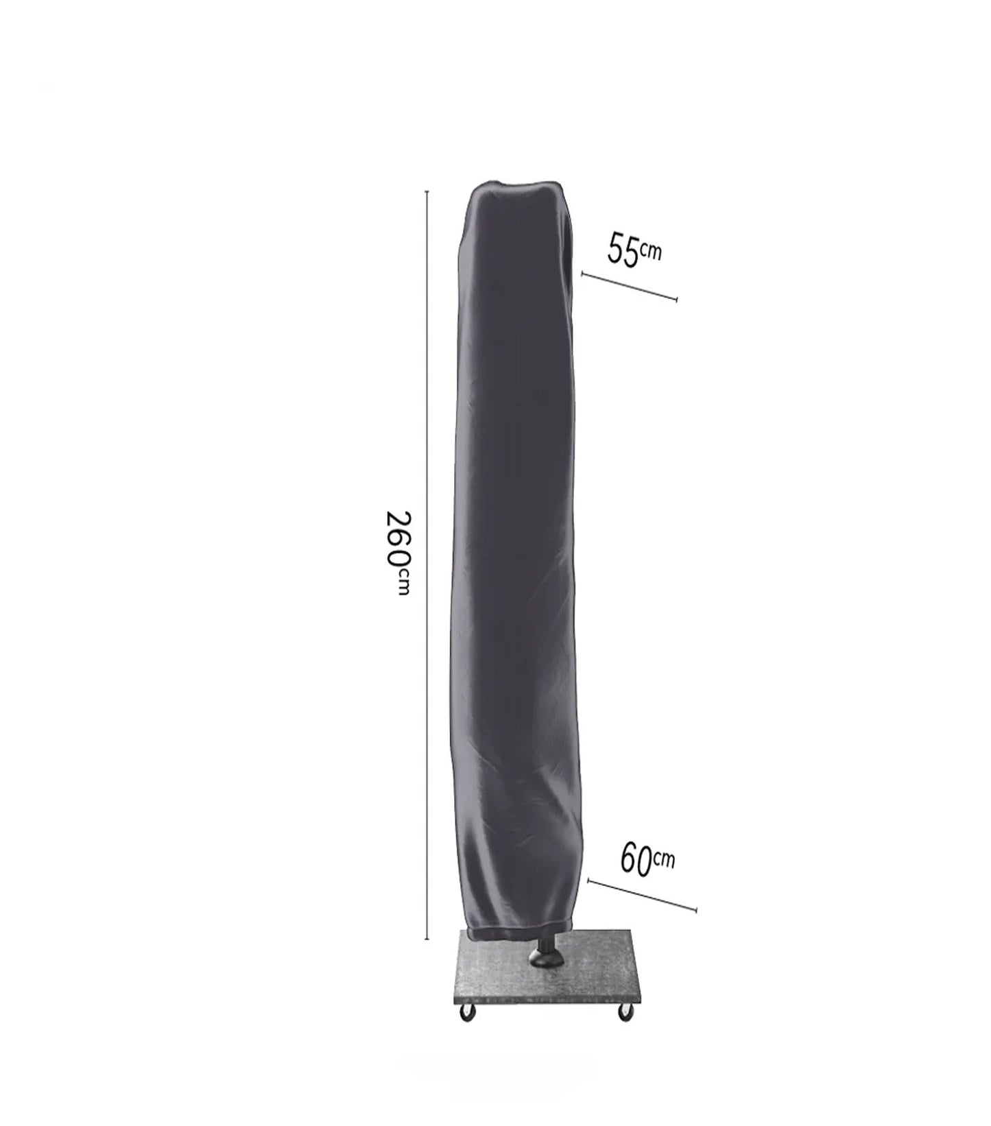 Platinum AeroCover Sonnenschirmhülle Schwimmschirm 260x55/60