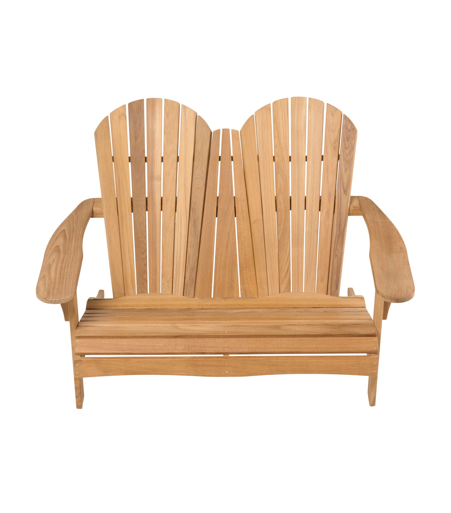 Traditional Teak Sienna Lounge Sofa 2-seater