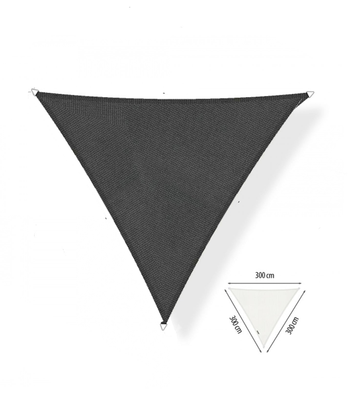 Shadow Comfort Schaduwdoek Driehoek 3 x 3 x 3 meter Cool Grey