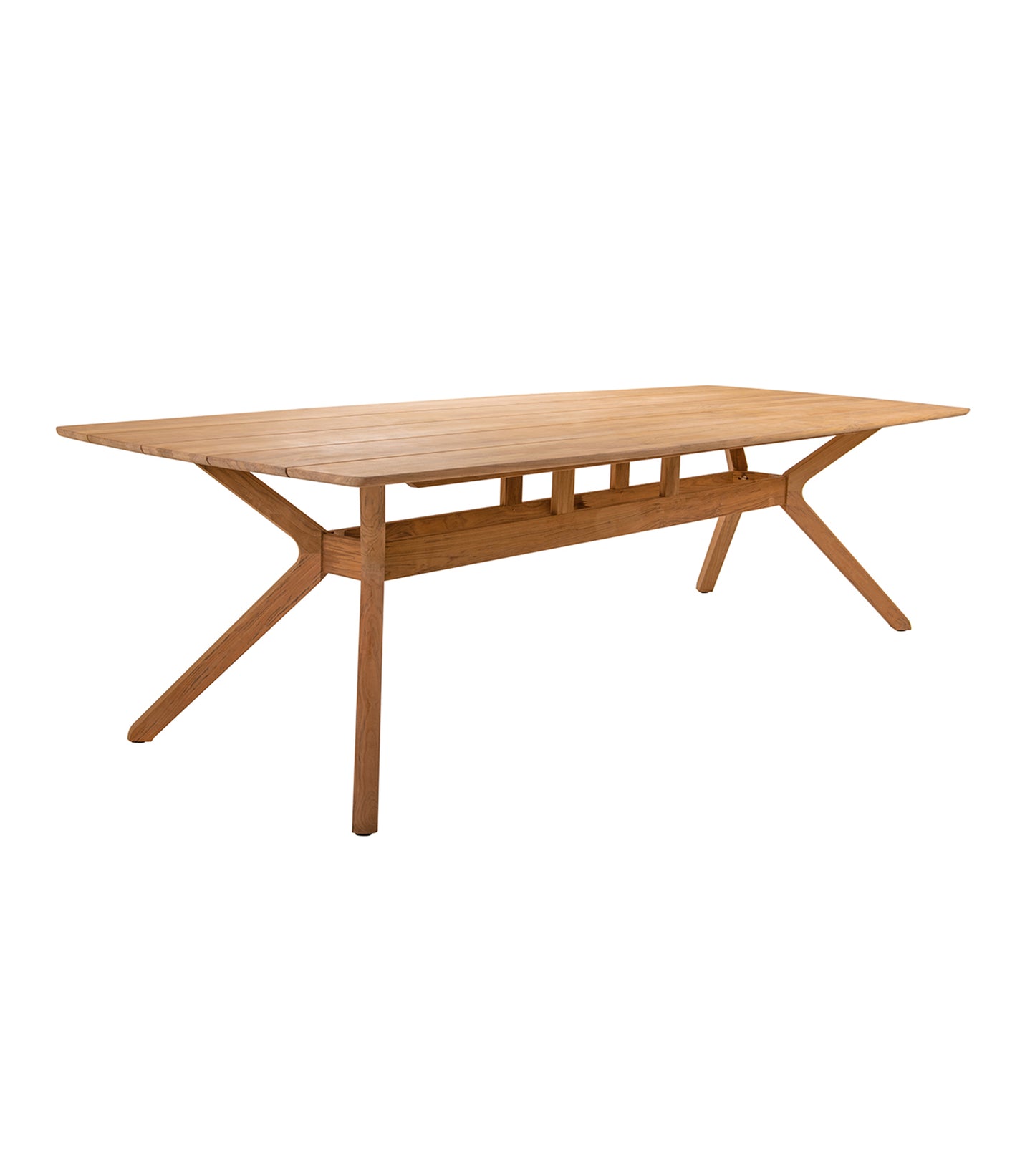 Traditional Teak Carmen Teak Garden Table 220 x 102 cm