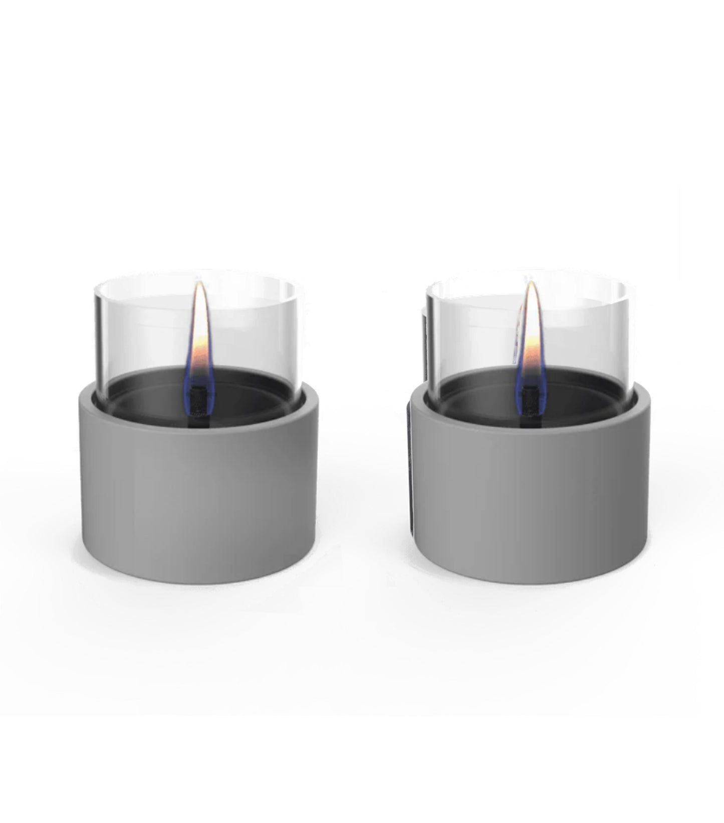 Tenderflame Breeze 10 Keramik Grau - 2 Stück
