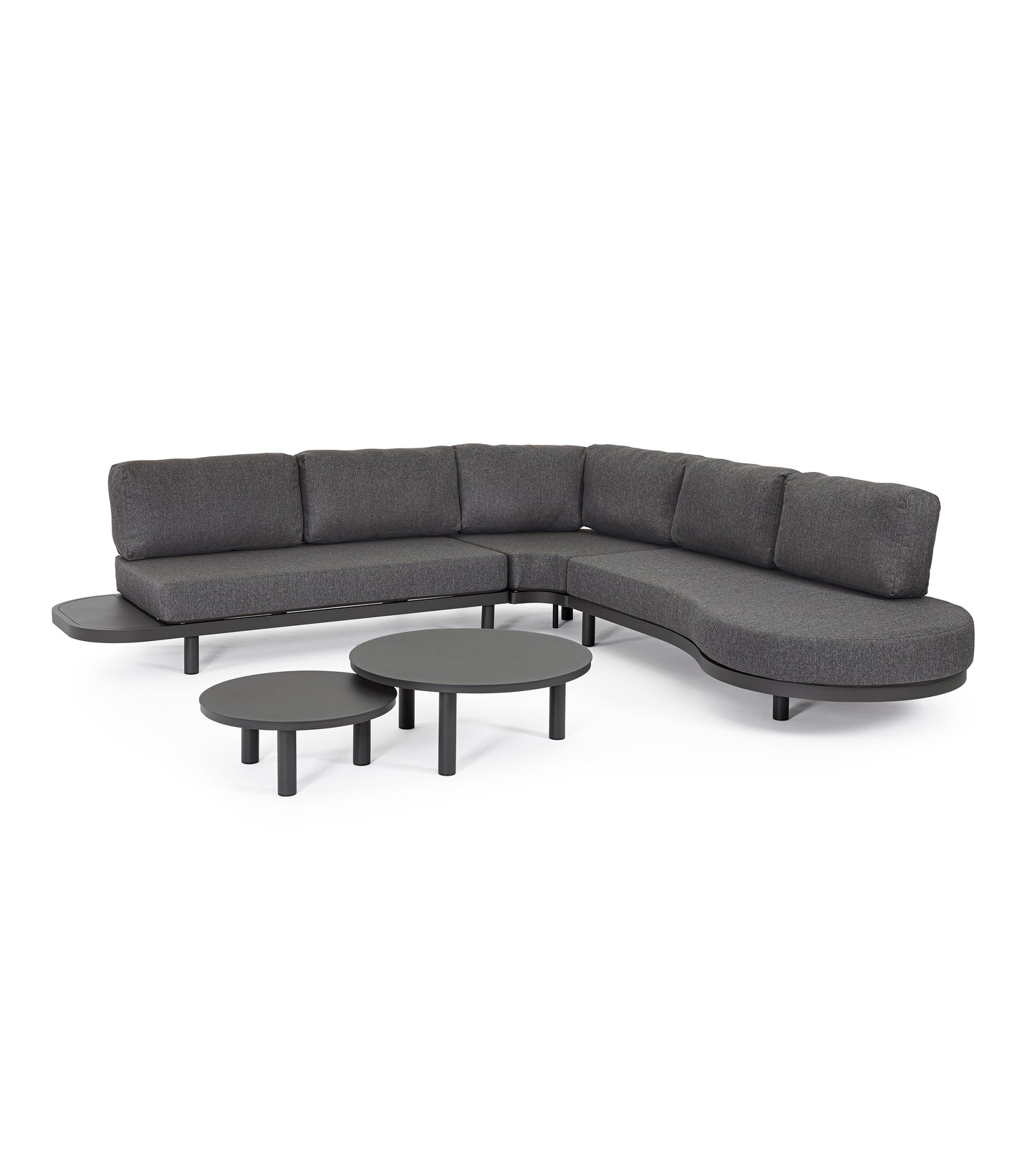 Bizzotto Lounge set Hercules 'Anthracite' (corner sofa)