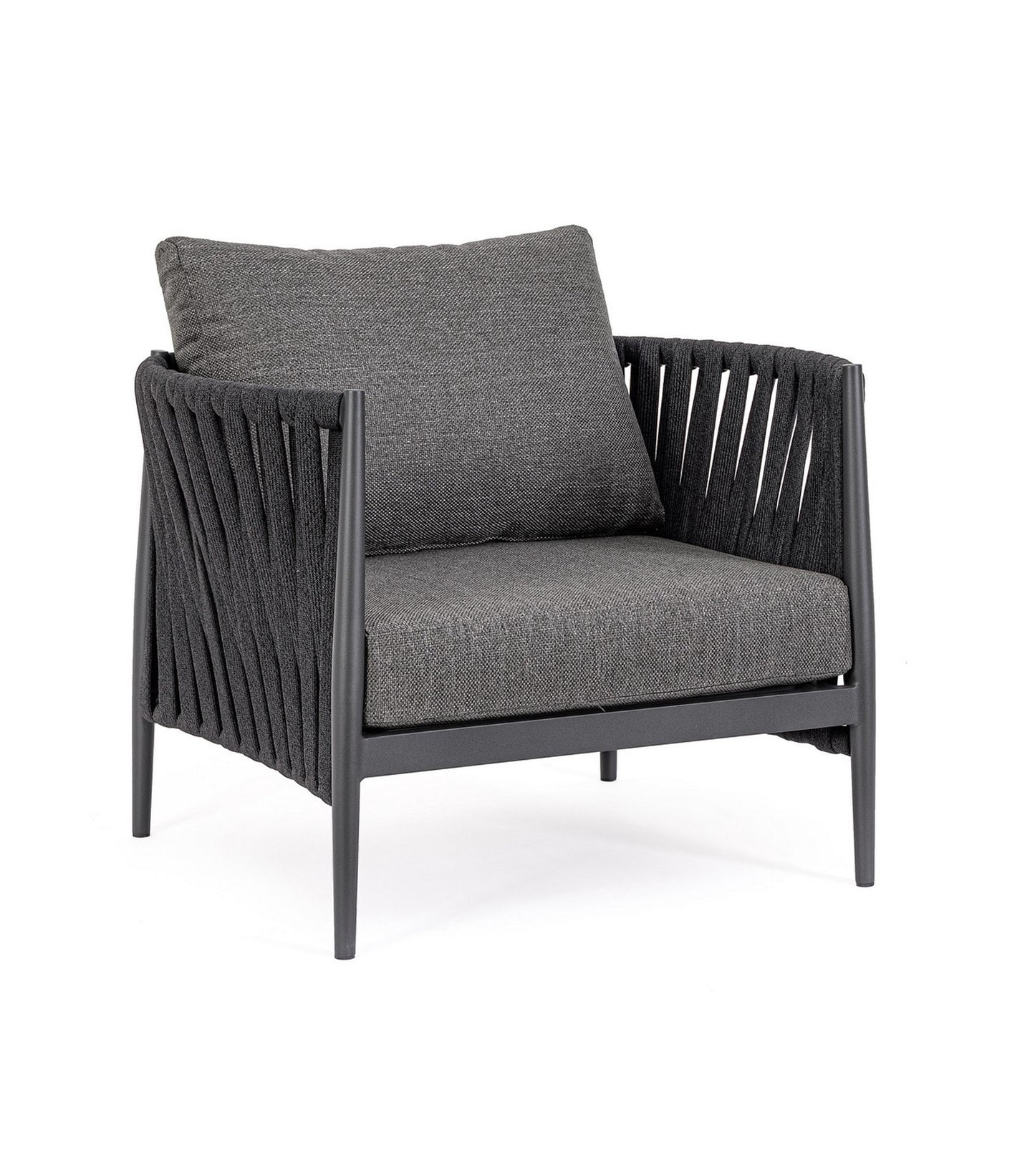 Bizzotto Jacinta Anthracite lounge chair