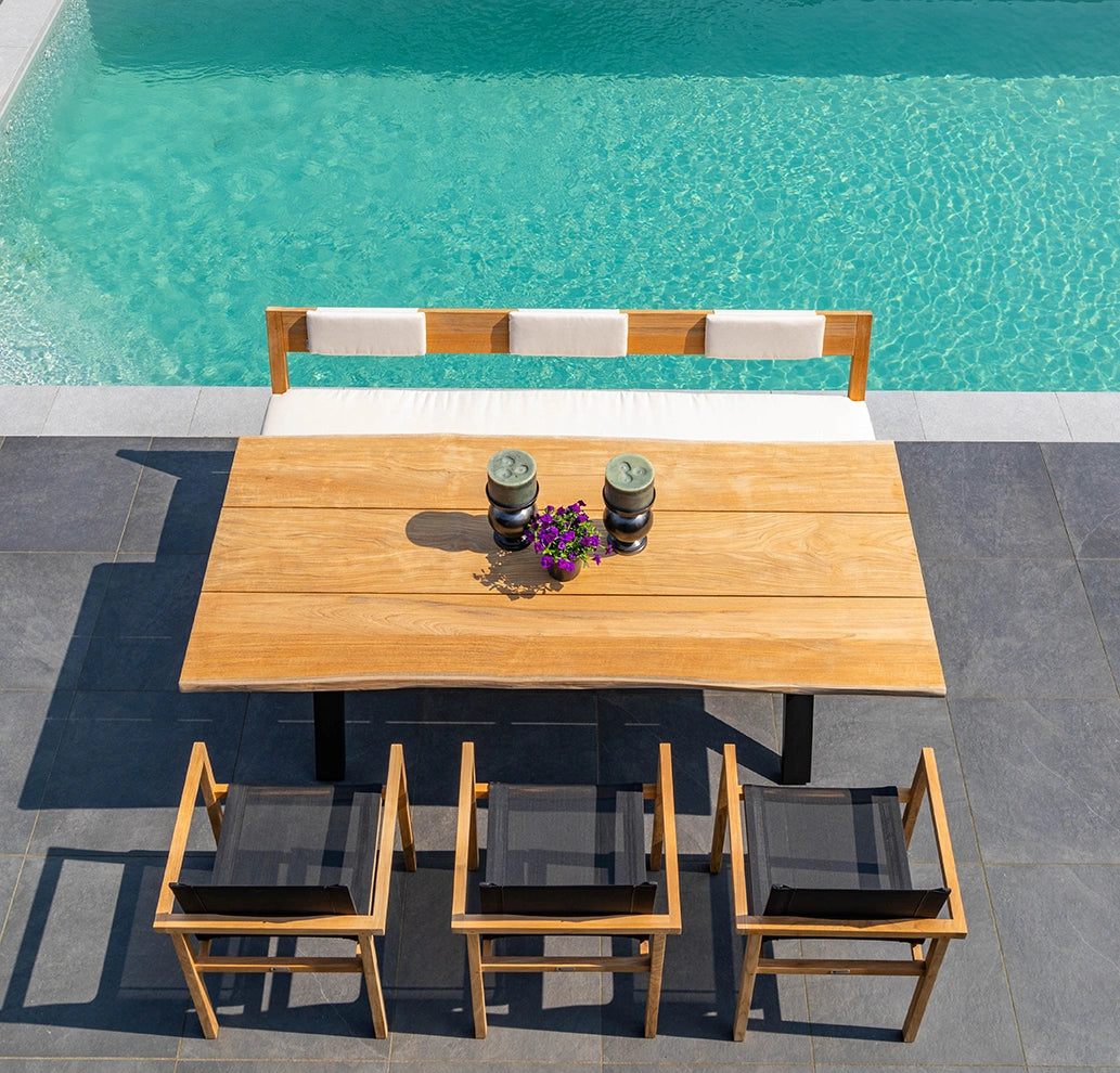 Traditional Teak Neo Garden Bench 220 cm