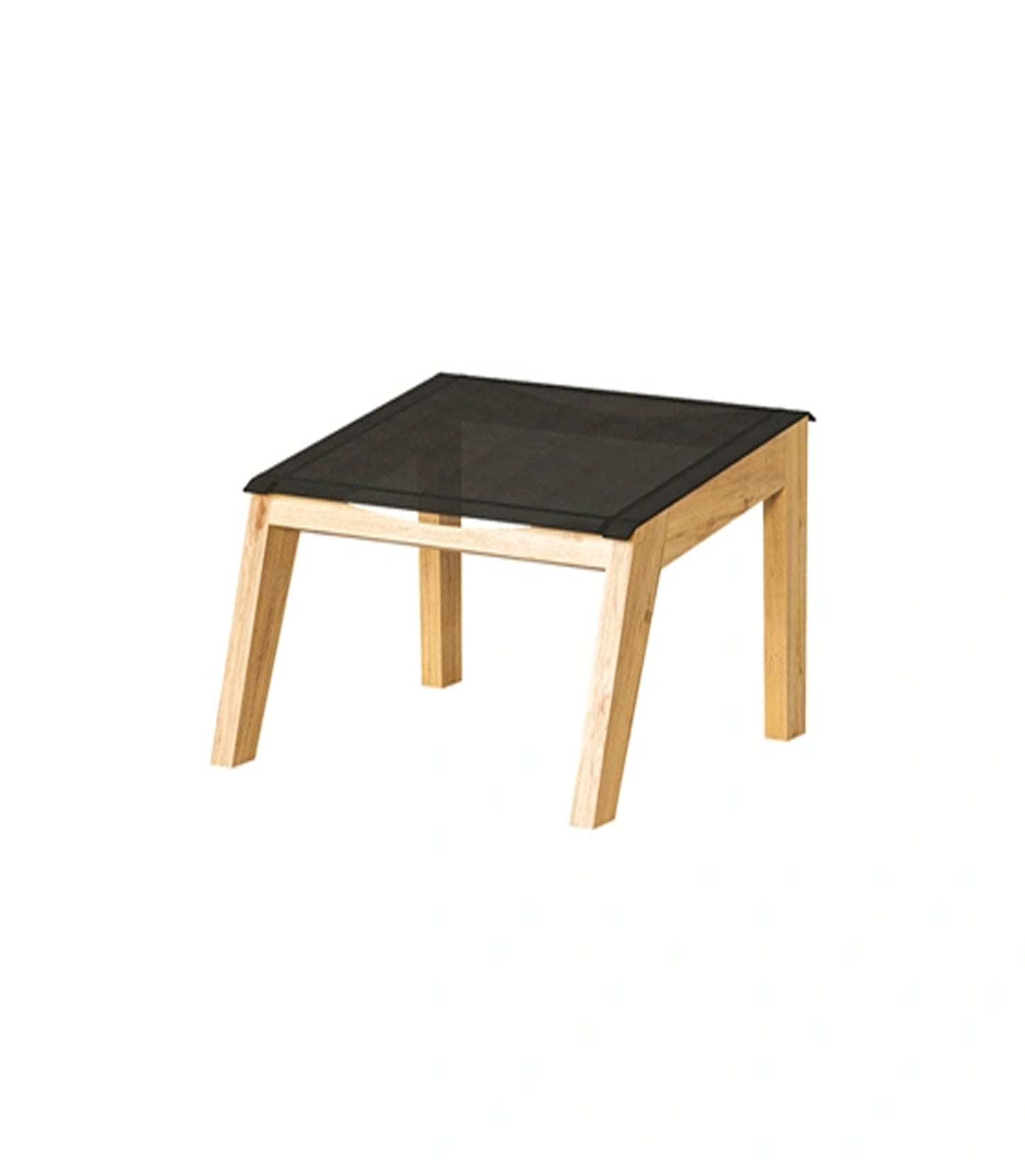 Traditional Teak Lounge-Fußhocker „Noah“ aus Teakholz
