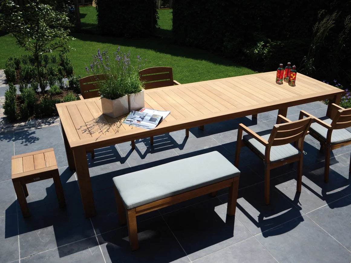 Traditional Teak Noor Teak Garden Table 240 x 100 cm