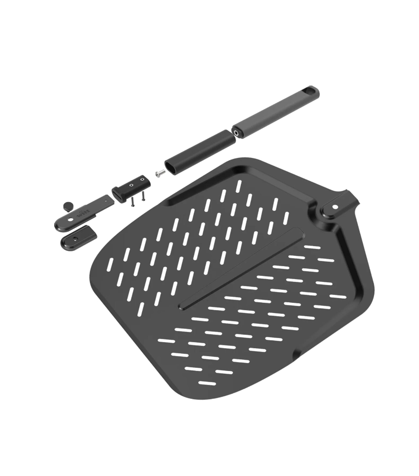 Witt Pizza Pizzaschaufel Soft Grip - Schwarz Premium mit Löchern - 12 Zoll