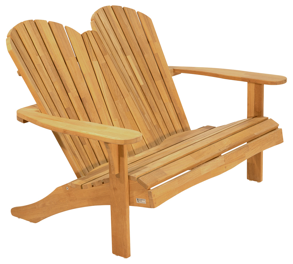 Traditional Teak Sienna Mosaic Lounge Sofa 2-seater