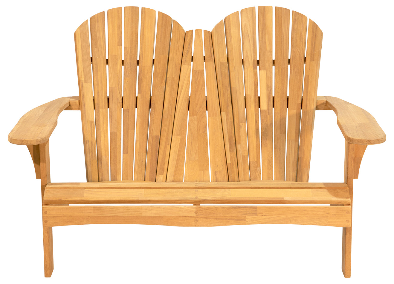 Traditional Teak Sienna Mosaic Lounge Sofa 2-seater