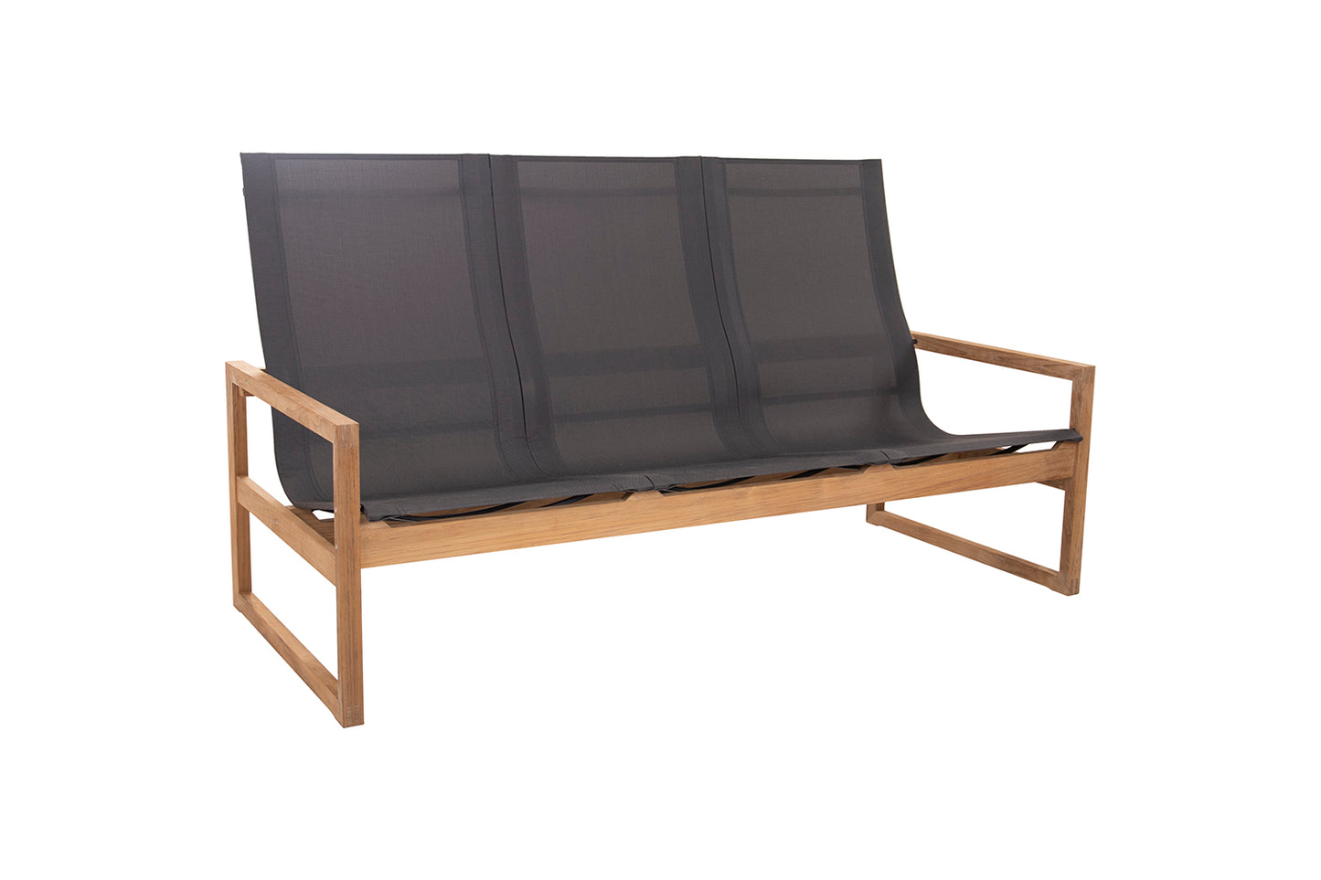 Traditional Teak Sofia Slade Lounge Sofa 3-seater