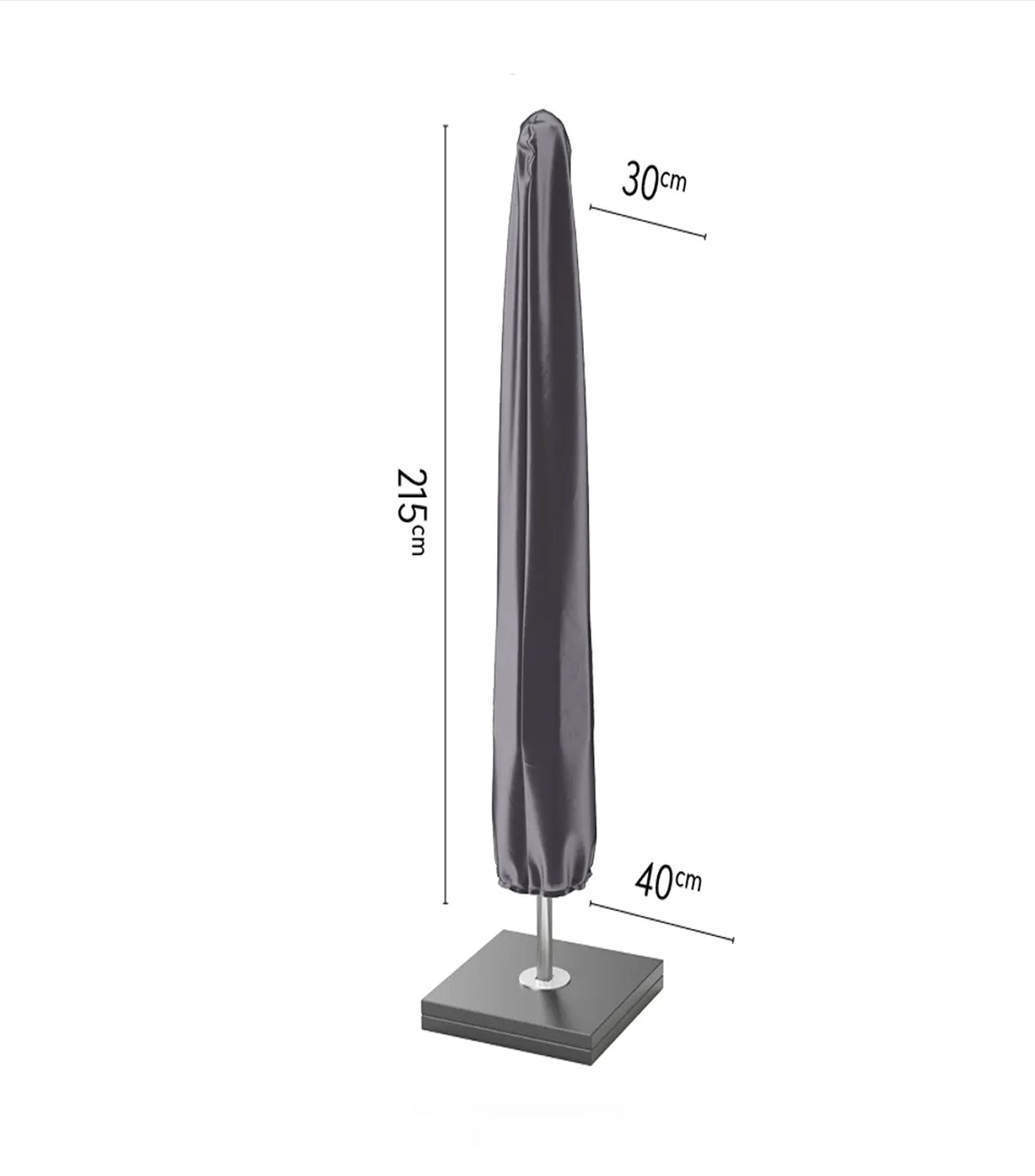 Platinum AeroCover Sonnenschirmhülle Stockschirm 215x30/40