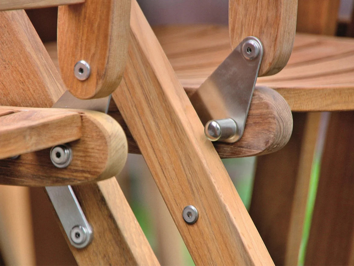 Traditional Teak Victoria-Liegestuhl aus Teakholz
