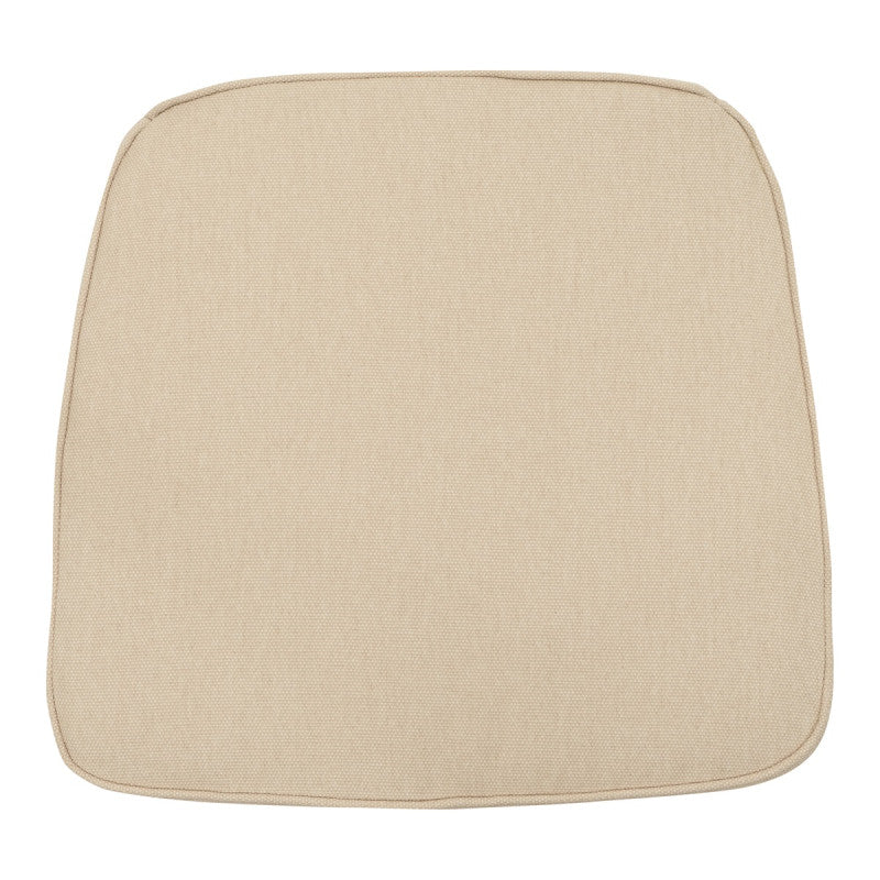 Madison Wicker quadratisches Stuhlkissen 48x48cm Beige Canvas eco+