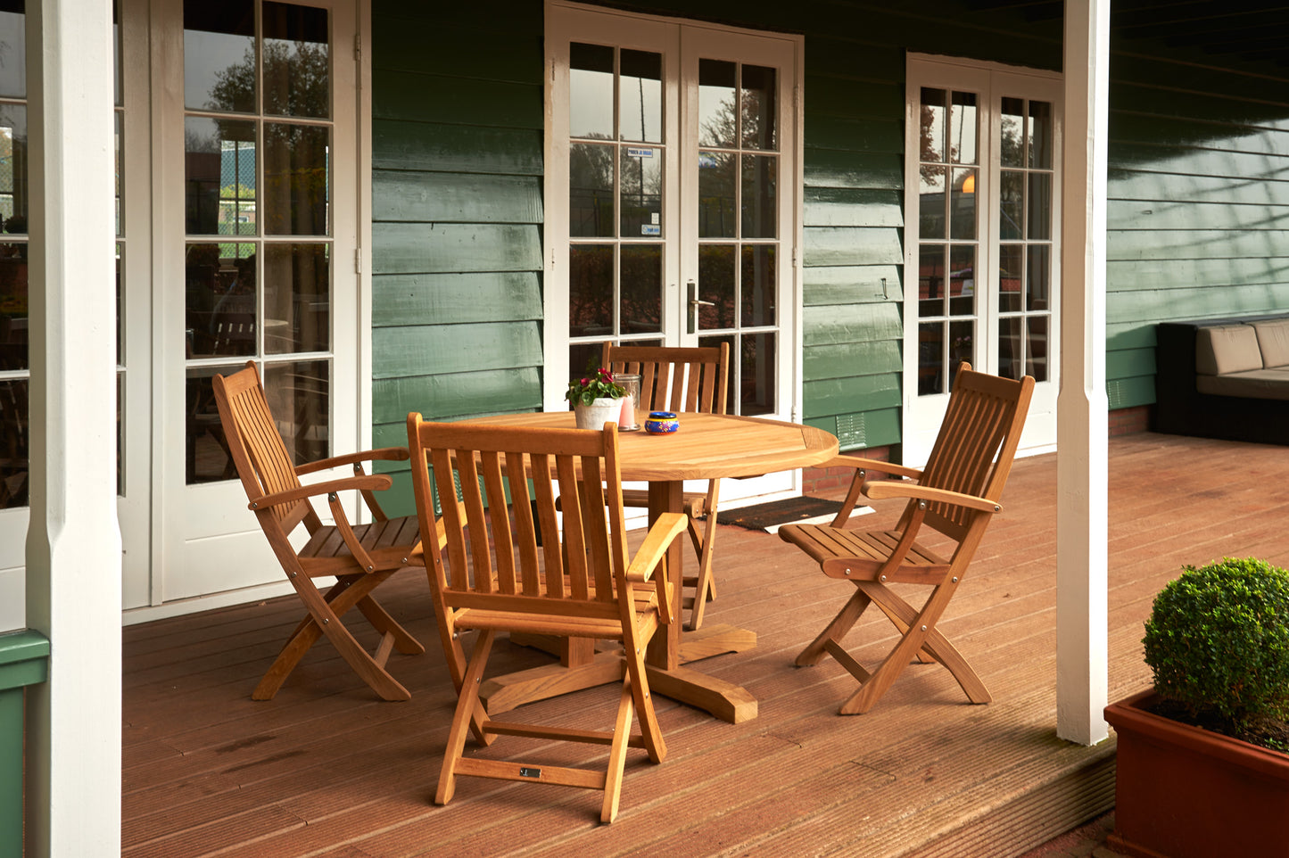 Traditional Teak William Garden Table Ø100 cm