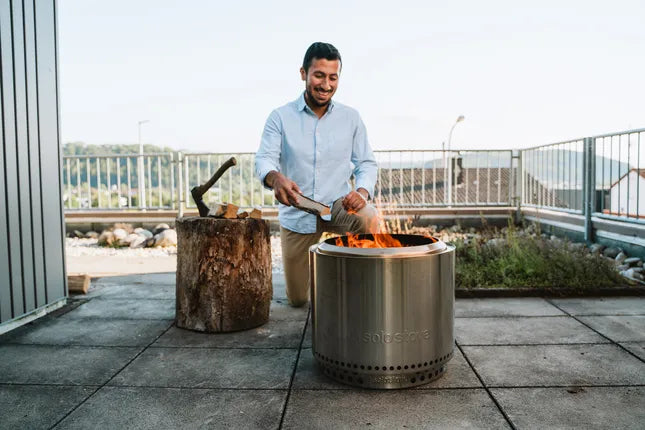 Solo Stove Feuerkorb Bonfire mit Ständer Edelstahl ø 49,5cm