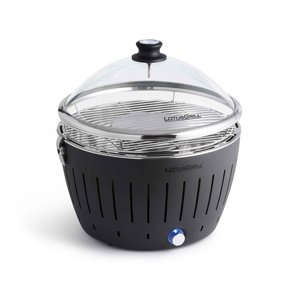 LotusGrill Classic Glasdeckel Ø35 cm (mit Thermometer)