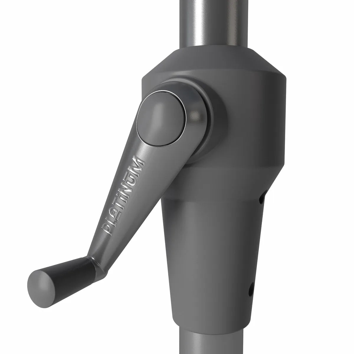 Platinum Riva Stokparasol Ø350cm Antraciet