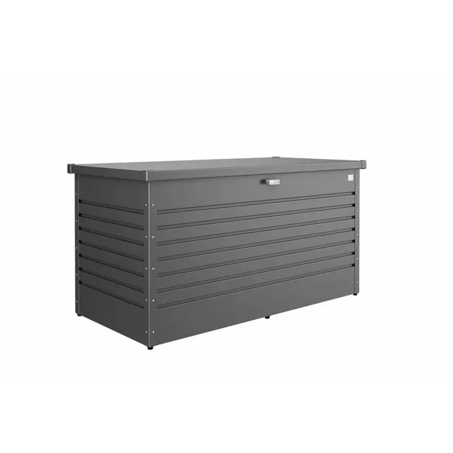 Biohort HobbyBox Kussenbox Donkergrijs metallic 160 cm