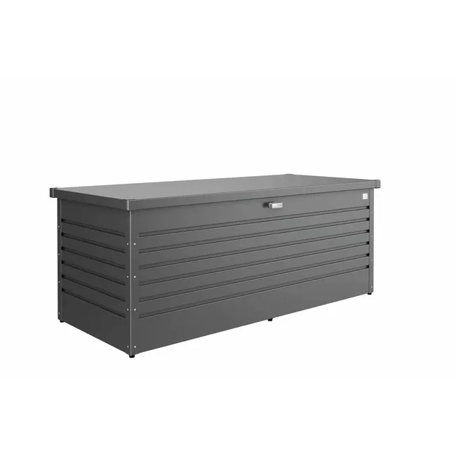Biohort HobbyBox Kussenbox Donkergrijs metallic 180 cm