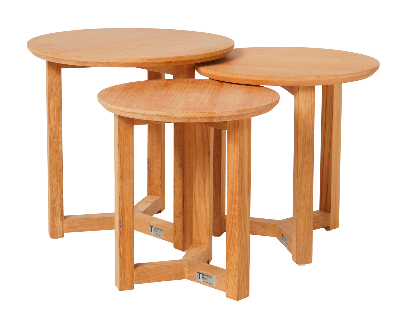 Traditional Teak Manon Beistelltisch Ø 45 cm