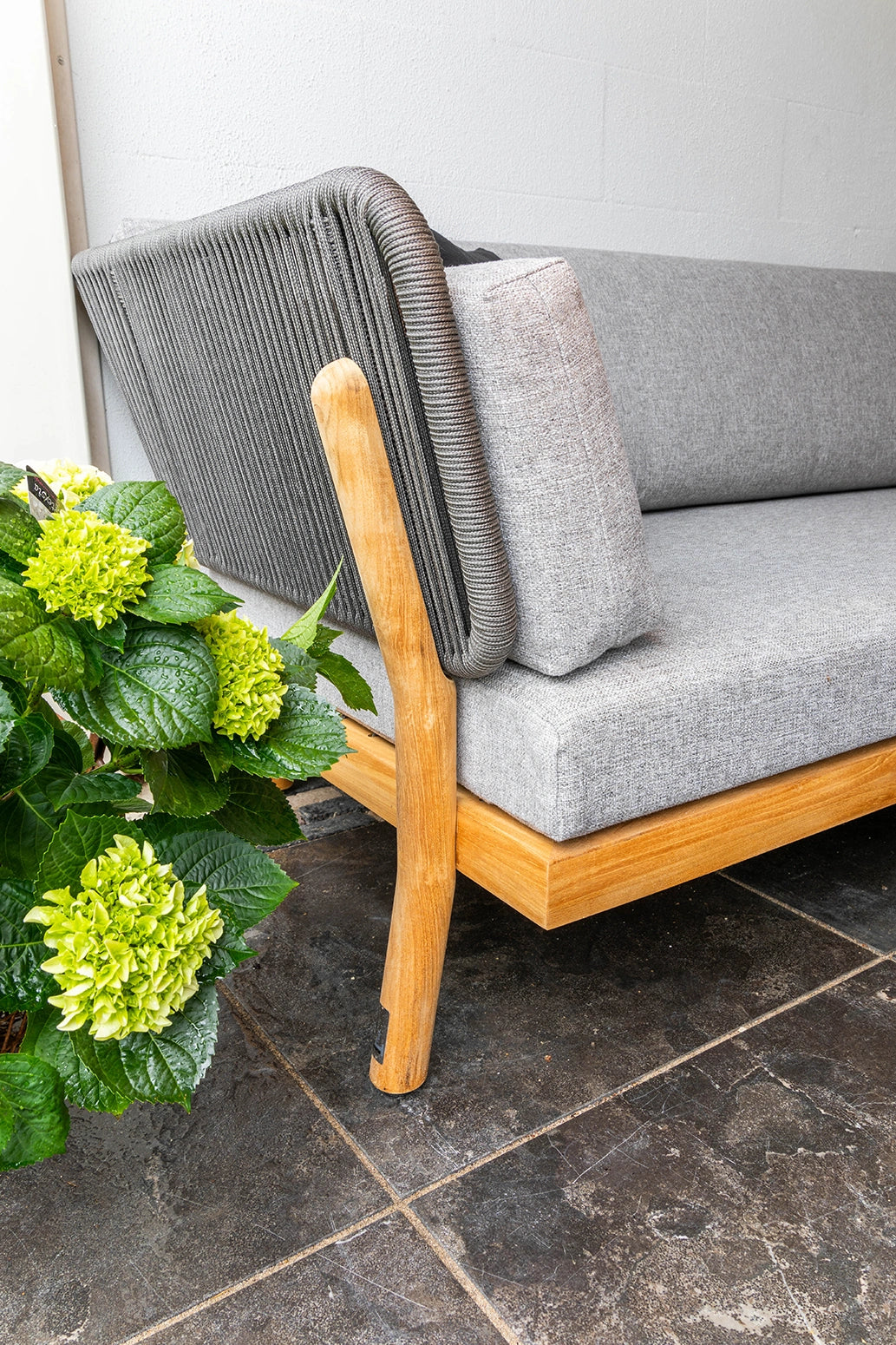 Traditional Teak Marcella Lounge Sofa 3-seater