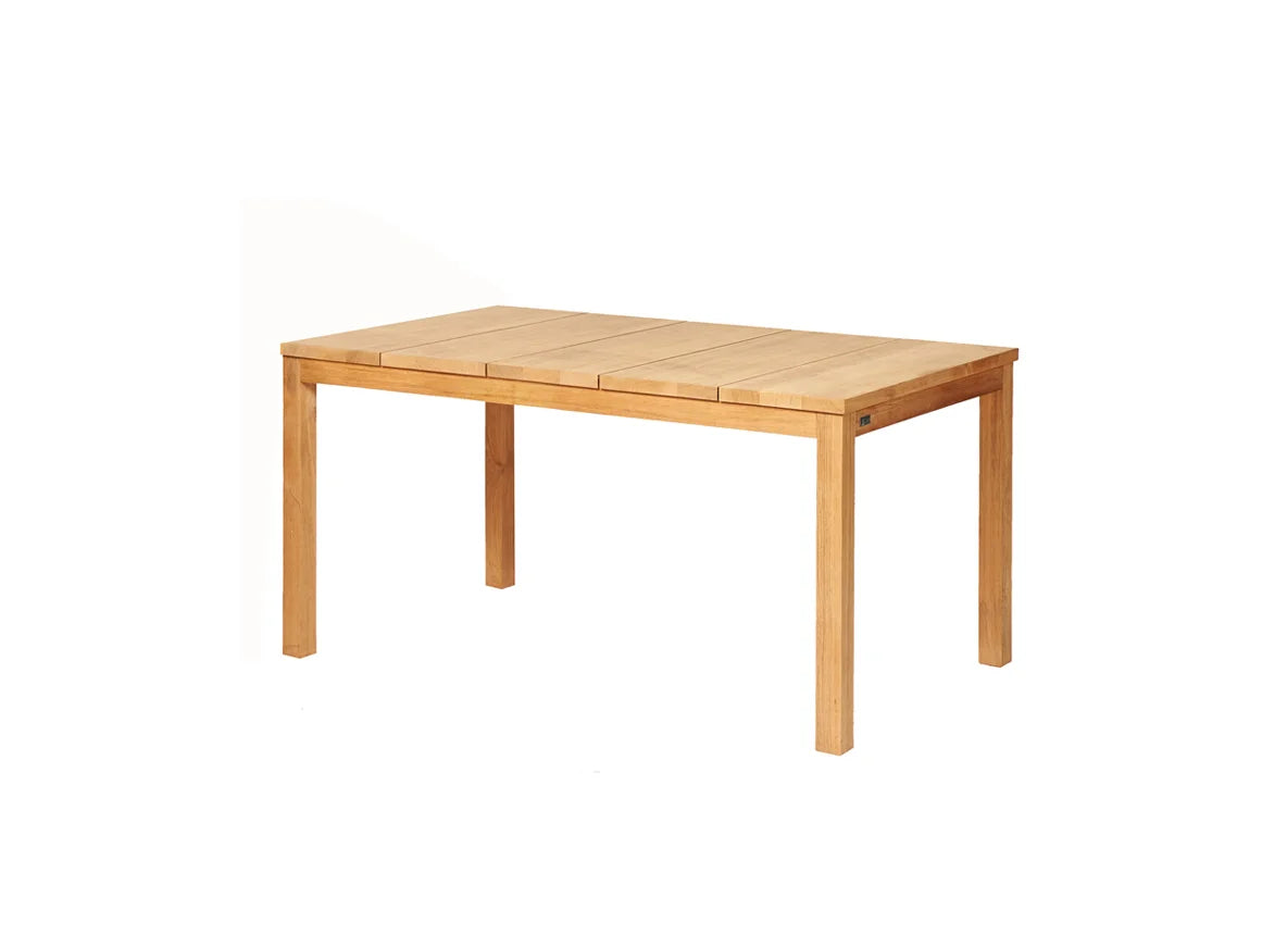 Traditional Teak Floris Teak Garden Table 152 x 91 cm