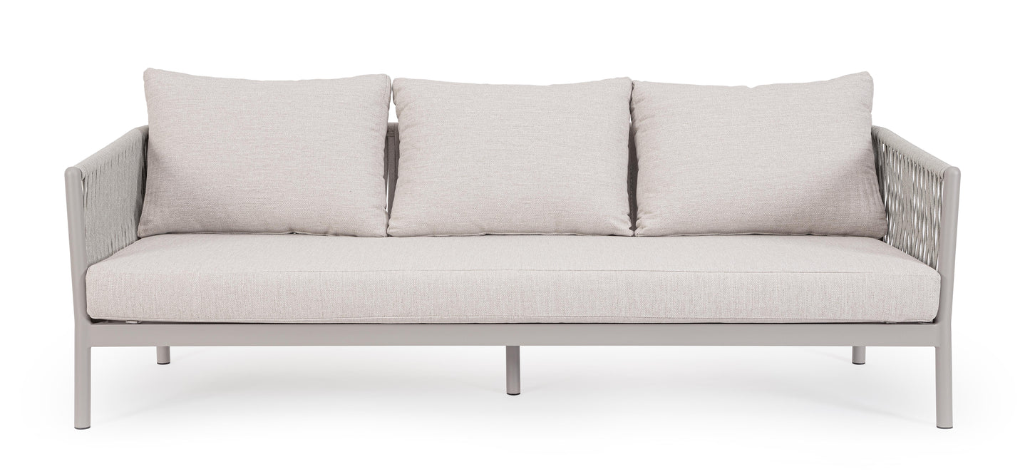 Bizzotto Florencia Natural Lounge Sofa 3-Sitzer